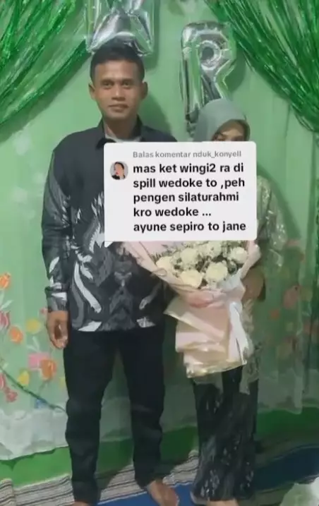 Pria yang lamarannya ditolak disebut rekayasa © TikTok