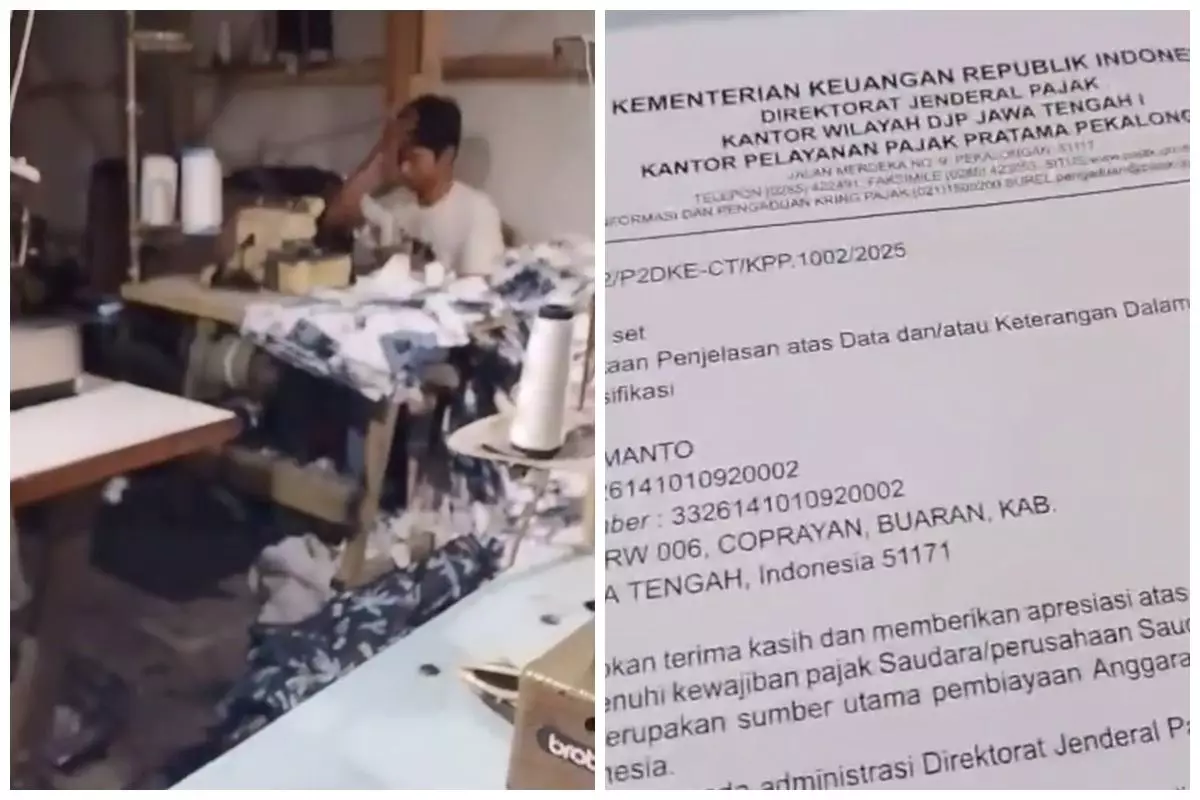 5 Kronologi tukang jahit di Pekalongan didatangi petugas pajak, dapat tagihan tunggakan Rp2,8 M