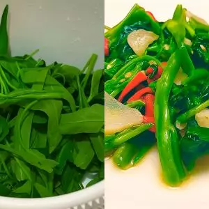 Bye-bye kangkung pucat & berulat! Ini cara cuci yang benar biar mirip masakan resto