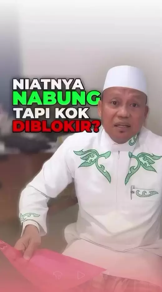Ustaz Das’ad Latif jengkel rekening diblokir  © Instagram