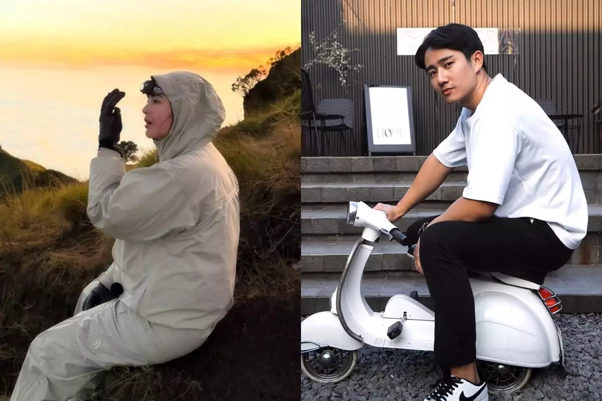 Momen manis Amanda Manopo dan Kenny Austin saat di puncak Merbabu tertangkap kamera, auto bikin senyum