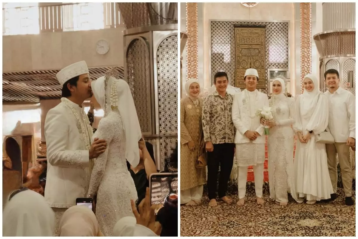9 Momen akad pernikahan Arbani Yasiz dan Raissa Ramadhani, digelar intimate di masjid