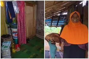 Pasangan lansia ini pilih tinggal di tengah hutan tanpa listrik, 9 potret rumahnya bikin miris