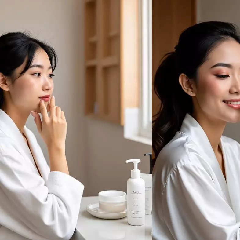 Rahasia layering skincare sebelum makeup, bikin wajah glowing, tahan lama, dan auto flawless