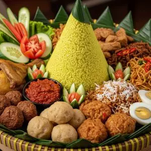 Rayakan 17 Agustus tanpa ribet! Rahasia resep bikin nasi tumpeng dengan rice cooker komplet lauk pauk