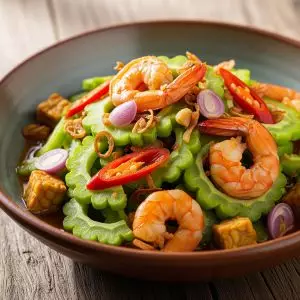Bukan cuma diremas garam! Ini 5 trik rahasia bikin tumis pare hijau dan renyah, anti pahit
