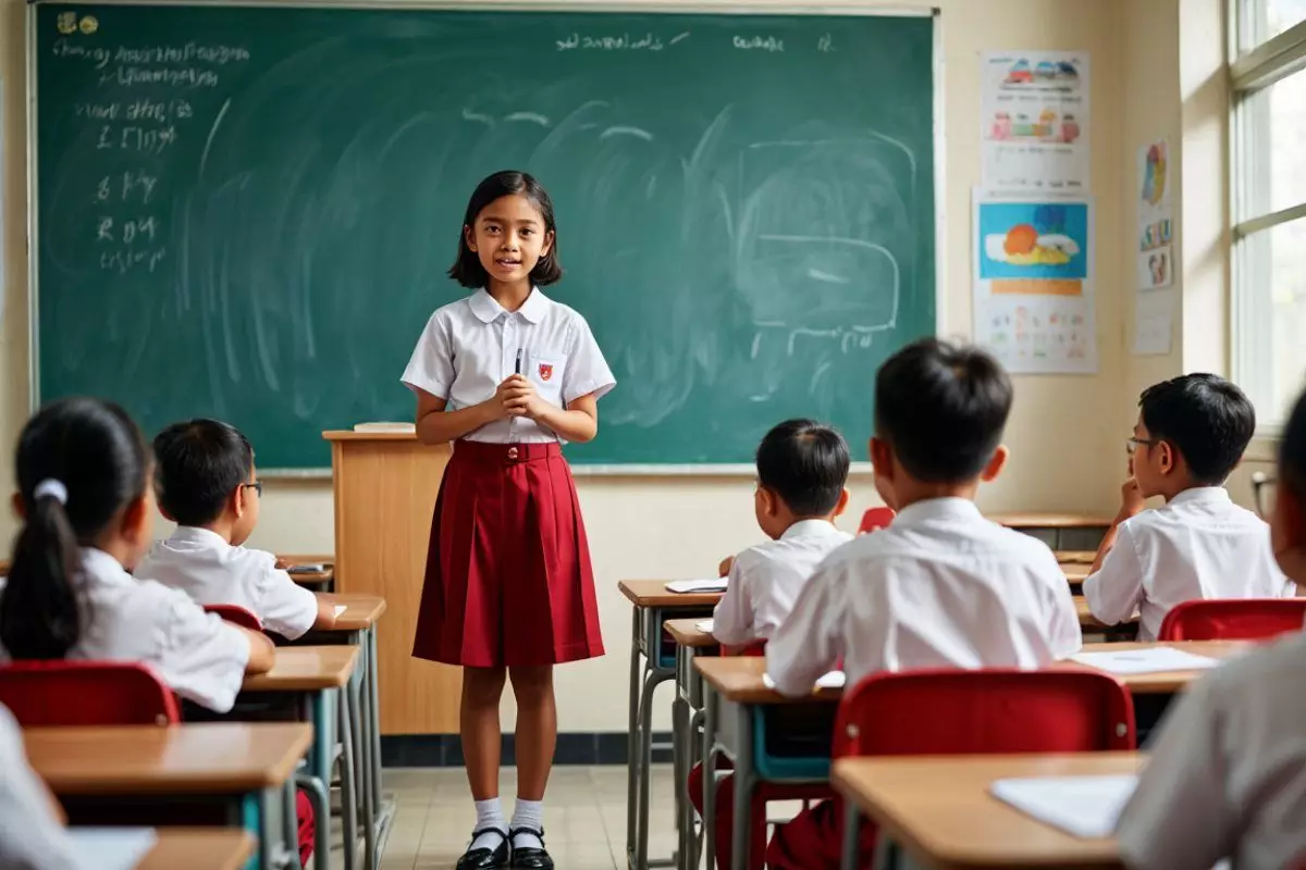 10 Contoh pidato 17 Agustus untuk anak SD singkat, mudah dihafal, dan penuh semangat