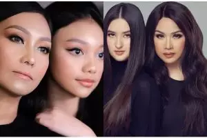 Potret 11 penyanyi wanita bareng anak ini miripnya bak foto kopi, serasa sahabatan
