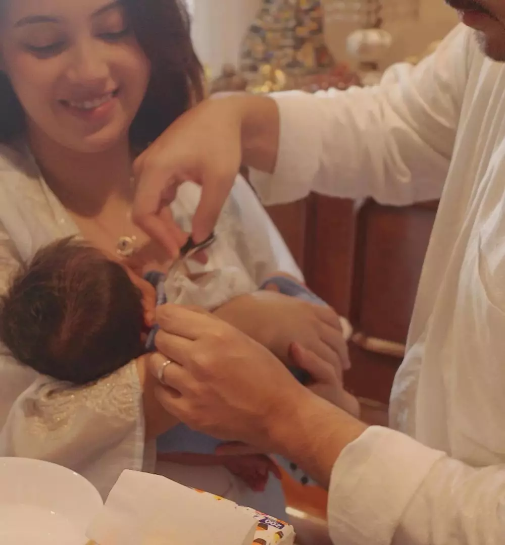 akikah anak pertama Anggika Bolsterli © Instagram