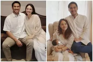 7 Potret akikah anak pertama Anggika Bolsterli dan Omar, gaya potongan rambut sang bayi bikin salfok