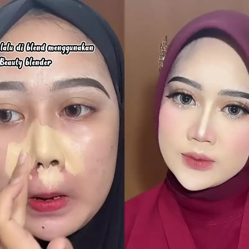 Wanita ini bagikan trik makeup awet dan antiluntur di cuaca panas, cocok buat karnaval 17 Agustus