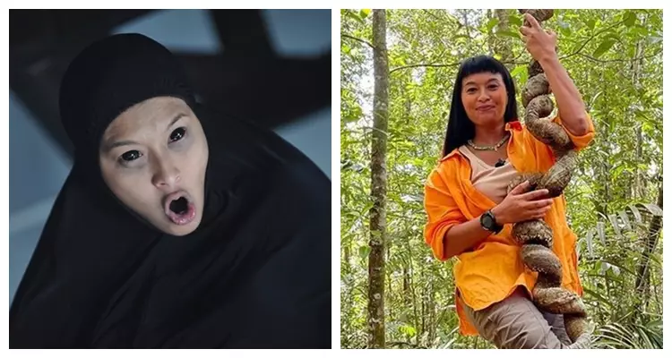 Beda penampilan aktris peran hantu © berbagai sumber Beda penampilan aktris peran hantu © berbagai sumber