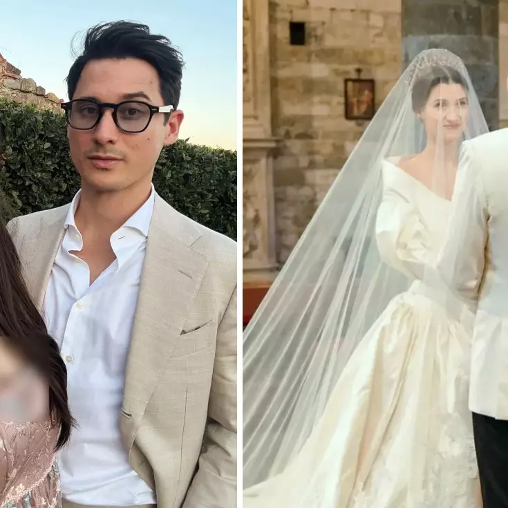 9 Potret Steffi Zamora hadiri pernikahan adik Nino Fernandez, bentuk tubuhnya jadi sorotan