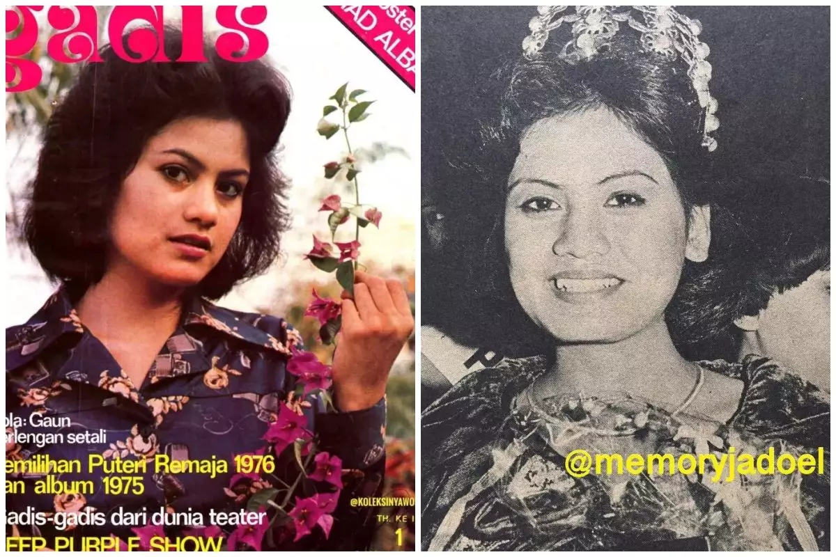 Model sampul majalah jadul era 70-an ini ternyata tante Dian Sastro, intip 7 potret lawasnya