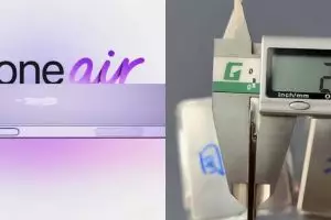 iPhone 17 Air dibocorkan super tipis 5,5 mm, baterai setipis 2,49 mm bisa buat seharian?