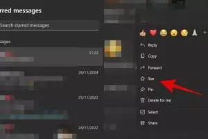 Cara menyimpan chat yang penting agar tidak hilang dengan fitur Whatsapp Starred Message 