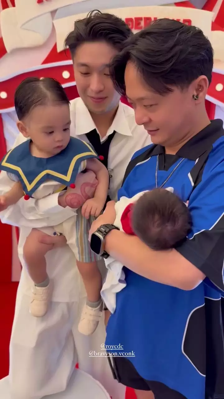 DJ Bravy telaten rawat baby Andrew © 2025 Instagram