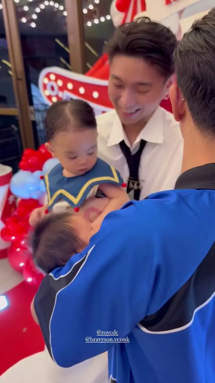 DJ Bravy telaten rawat baby Andrew © 2025 Instagram