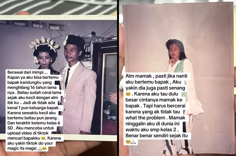 Pria bertemu ayah 16 tahun terpisah berkat TikTok © 2025 TikTok Pria bertemu ayah 16 tahun terpisah berkat TikTok © 2025 TikTok