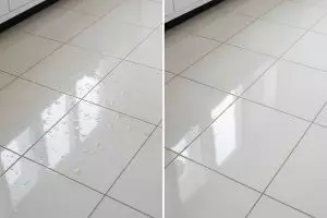 Lantai dapur licin karena minyak? Ini trik sederhana membersihkannya dengan dua bahan dapur