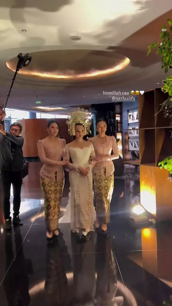 Akad nikah Adikara dan Nazla Alifa © 2025 brilio.net