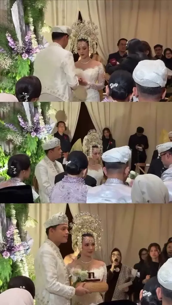 Akad nikah Adikara dan Nazla Alifa © 2025 brilio.net