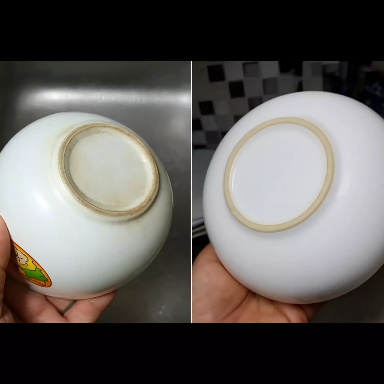 Mangkuk kusam? Bikin kinclong lagi modal garam dan baking soda