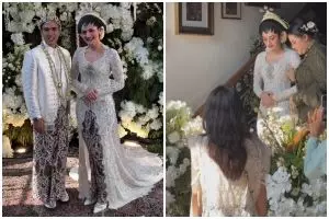 Menikah di hari Kemerdekaan RI, 11 potret akad nikah ratu FTV Rachquel Nesia dan Kevin Royano