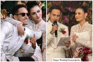9 Potret pesta resepsi pernikahan Rachquel Nesia dan Kevin Royano, vibesnya meriah bak konser musik