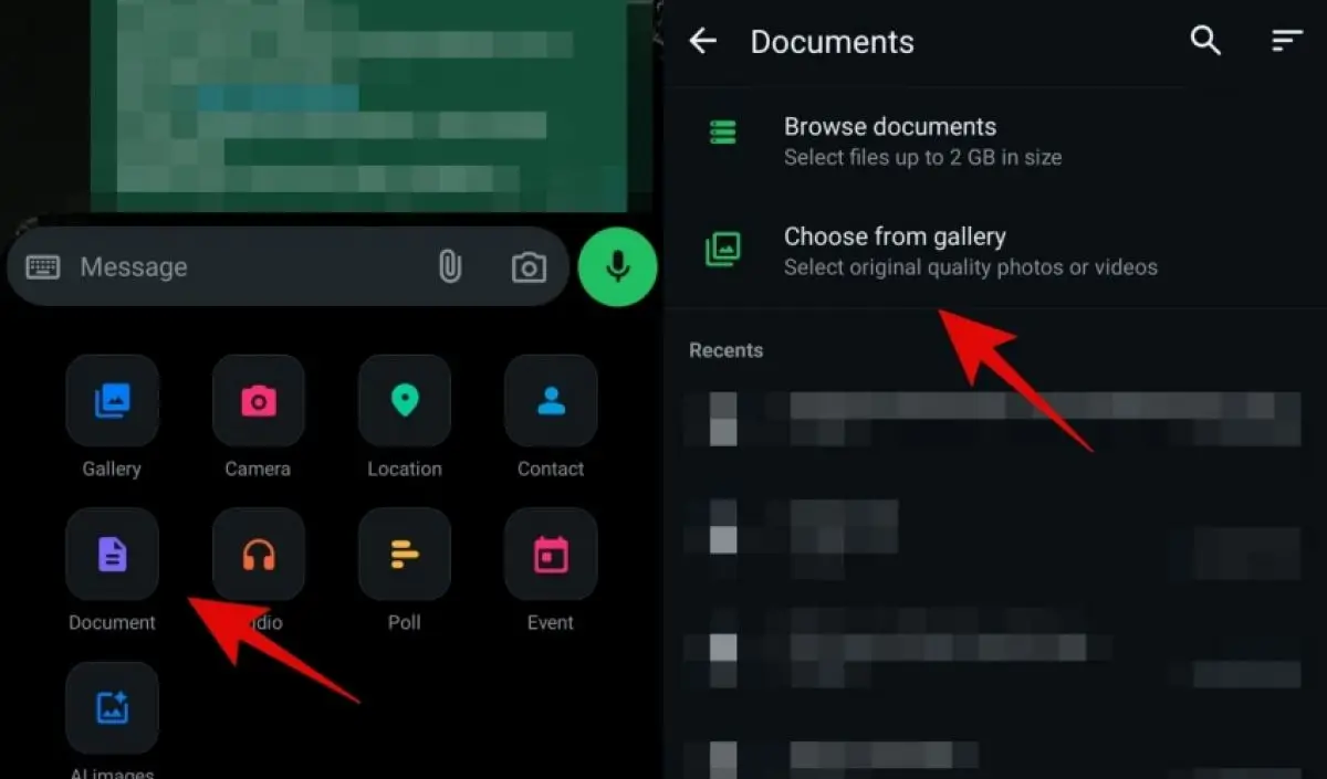Cara kirim foto di WhatsApp resolusi full tanpa dikompresi dan anti pecah, ternyata gampang!