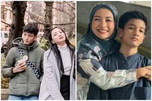 Potret kompaknya bak kakak adik, ini 9 momen kebersamaan Hesti Purwadinata bareng putra sulung