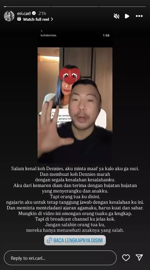 Erika Carlina minta netizen tak hujat orang tuanya © 2025 brilio.net Erika Carlina minta netizen tak hujat orang tuanya © 2025 brilio.net