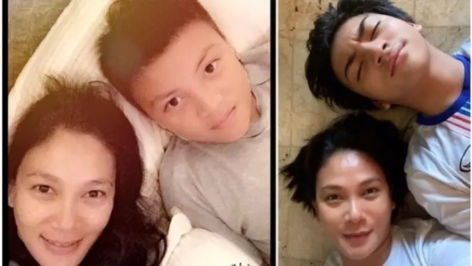 Seleb remake foto bareng anak © 2023 brilio.net