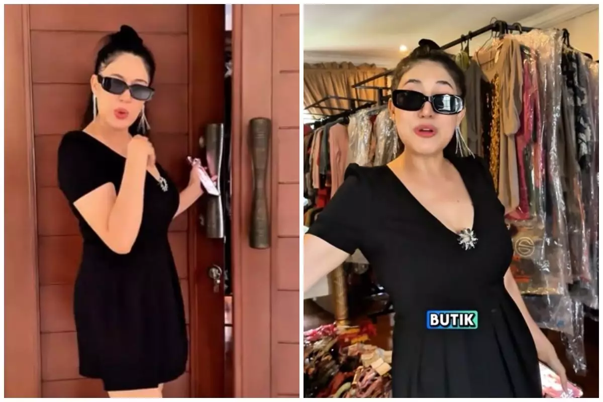 9 Potret walk in closet penyanyi Sania ini bak butik elit, simpan heels kembaran diva internasional