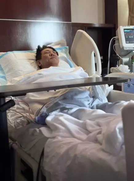 Jet Li terbaring di rumah sakit © Douyin