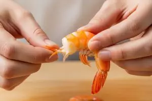 Cara gampang mengupas udang: Cuma butuh 2 alat, nggak perlu repot lagi