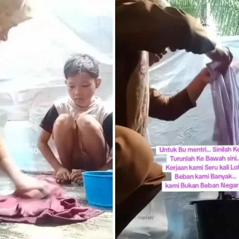 Salut! Bak orang tua sendiri, guru ini inisiatif cuci baju siswanya yang tidak dicuci 2 minggu