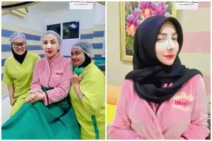 7 Potret Roro Fitria jalani operasi plastik hidung, ngaku demi kesehatan