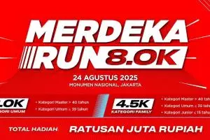 Istana gelar Merdeka Run 8.0K 24 Agustus 2025 berhadiah jutaan rupiah, simak cara daftarnya