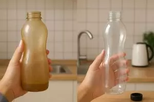 Bikin botol minum kinclong lagi! Ini trik gampang usir noda kuning tanpa harus pegal menggosok