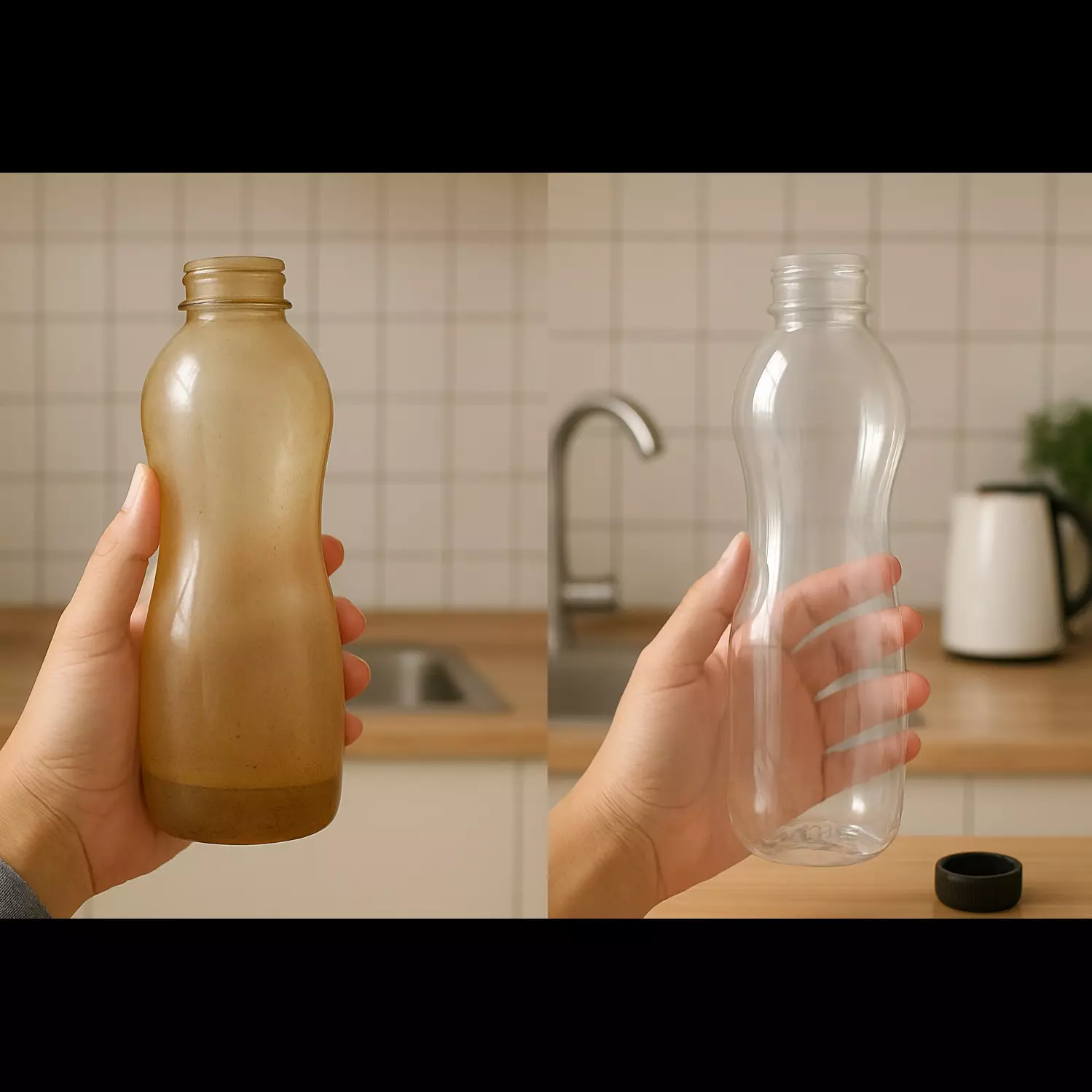 Bikin botol minum kinclong lagi! Ini trik gampang usir noda kuning tanpa harus pegal menggosok