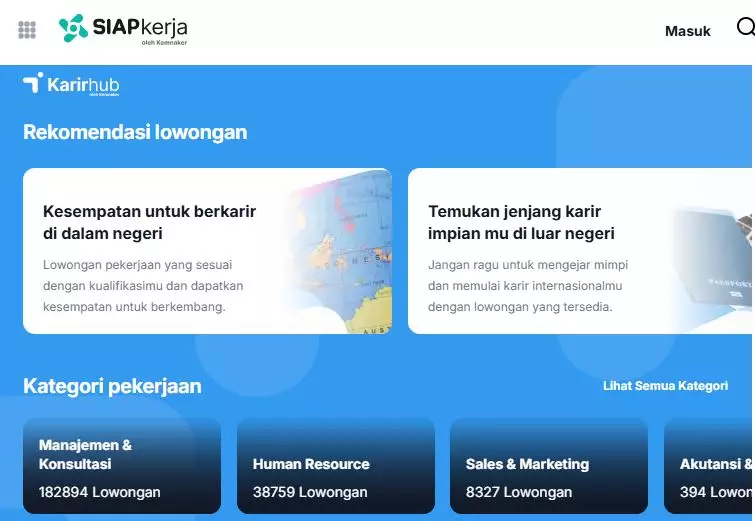 SIAPkerja Kemnaker © 2025 Kemnaker.go.id SIAPkerja Kemnaker © 2025 Kemnaker.go.id