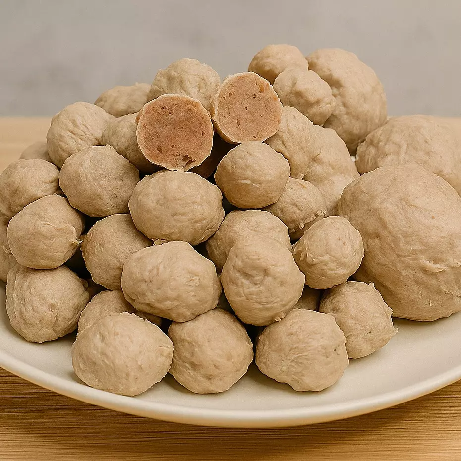 Bye-bye bakso lembek! Ini resep bakso sapi full daging yang kenyal tanpa tepung
