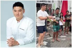 Tak ada pesta mewah di ultah ke-37, Chef Arnold pilih bagi-bagi makanan gratis, ini 9 potretnya