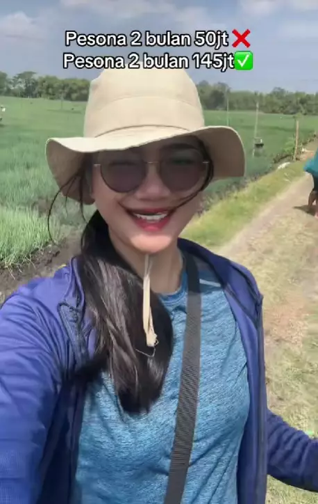 Wanita ini dulu karyawan jadi petani © TikTok Wanita ini dulu karyawan jadi petani © TikTok