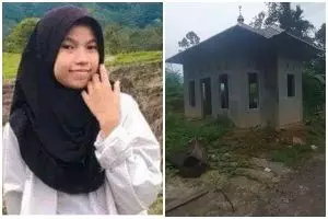 Kisah kematian Nia penjual gorengan sempat viral, sampai dibuatkan musala, kini mangkrak, 9 potretnya