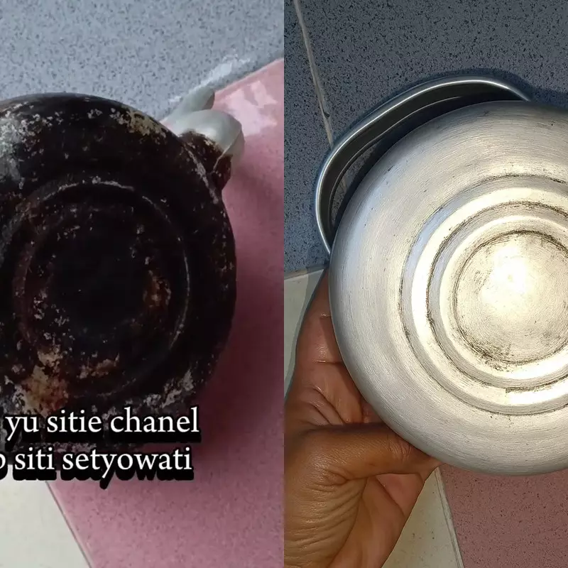 Teko lama sudah gosong dan hitam? Ini solusi jitu mengembalikan kilaunya cuma dengan 3 bahan dapur 