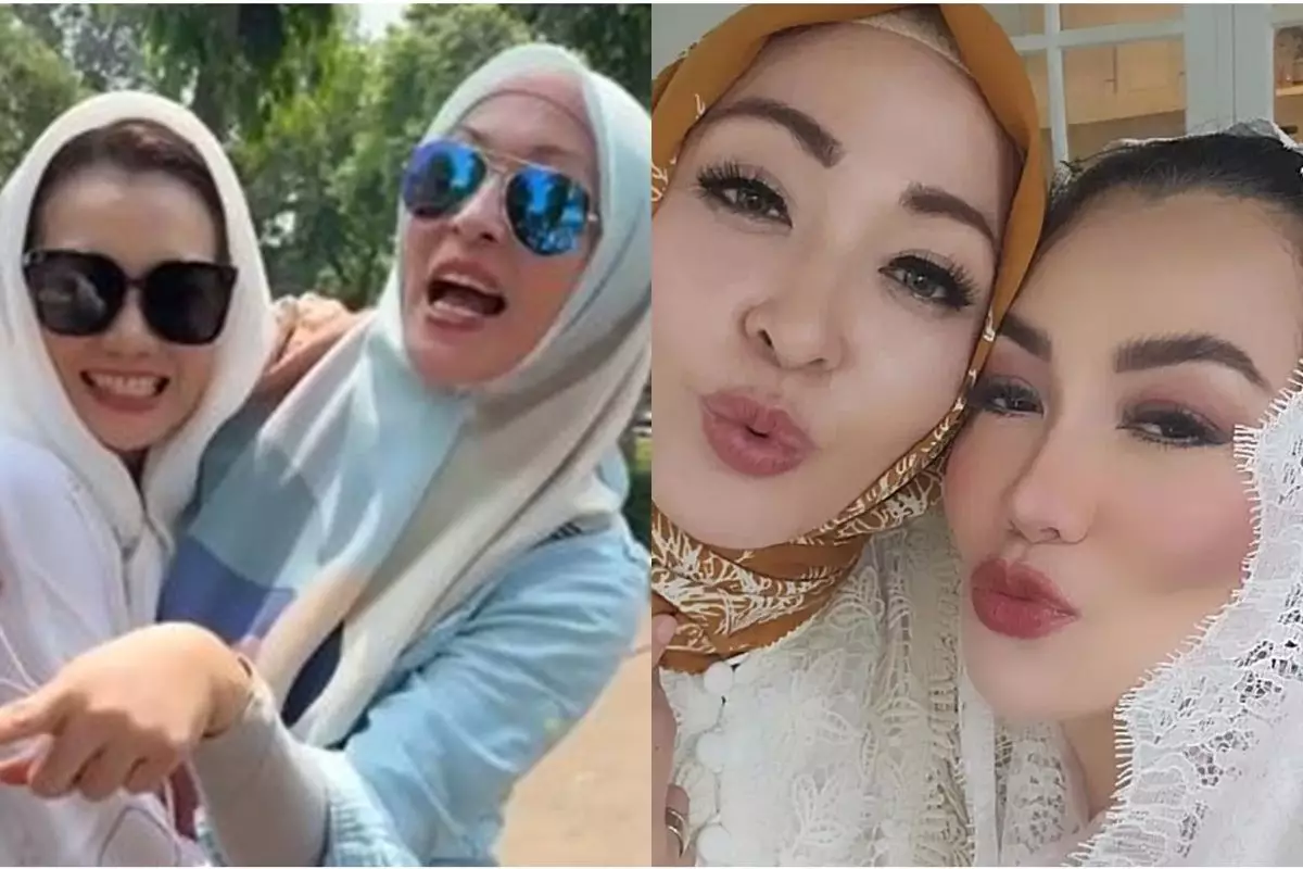Bak kakak adik, begini 11 potret kedekatan Reza Angelina dan Angelina Sondakh, jauh dari permusuhan