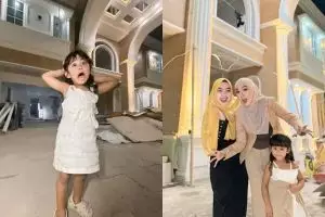 Tingkah lucu Moana anak Ria Ricis sidak rumah baru yang hampir jadi, depannya mewah banget