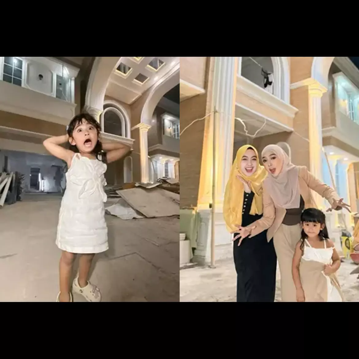 Tingkah lucu Moana anak Ria Ricis sidak rumah baru yang hampir jadi, depannya mewah banget